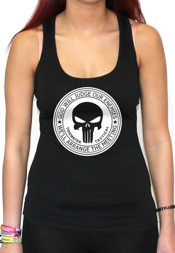 Punisher God will Tanktop Frank Castle John Travolta Fun Kult Cult Film Movie