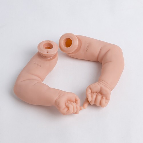 Full Limbs for DIY 22inch Reborn Dolls Unpainted Reborn Doll Kits Vinyl Head