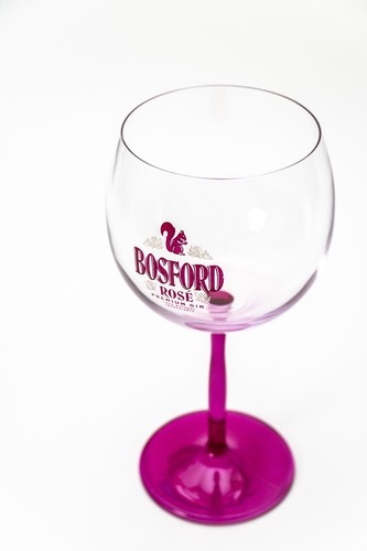 6 Stück Bosford Rosé Premium Gin Gläser Gingläser Cocktail Longdrink Gin Tonic