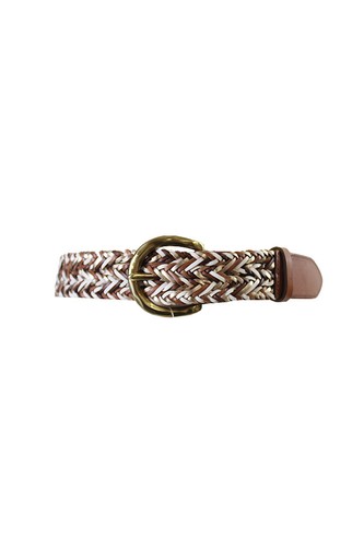Fossil Gold Multi Woven Convertible Belt L