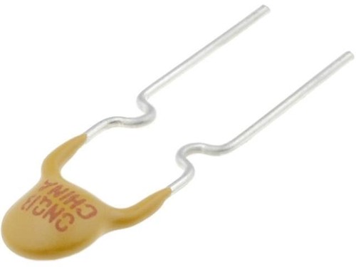 5mm 1 x RF2628-000 FUSIBILE PTC polimero; 250mA; Pitch