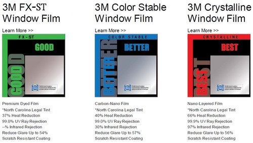 3M Window Film Color Stable 50/% VLT Automotive Solar Tint Multi Size CS50