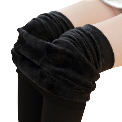 Damen Winter Leggins Thermo Leggings Hose Warm Fleece Strumpfhose Futter