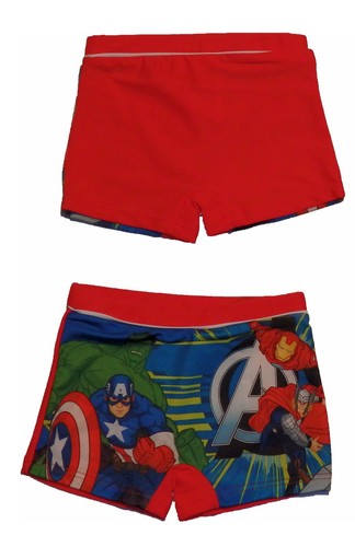 Rot NEU 910-323 Avengers Badehose Badeshort Kinder Jungen Blau