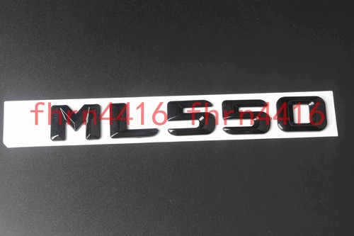Gloss Black ML550 Letters Trunk Emblem Badge Sticker for Mercedes Benz ML550