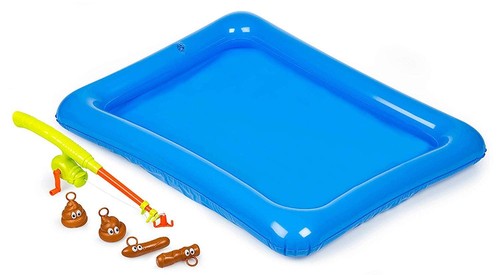 Fishing For Floater Hook A Duck Poo Kids Prank Novelty Bath Game Toy Gift