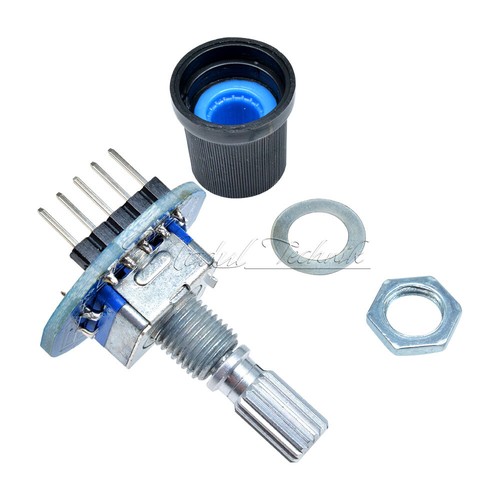 Rotary Encoder Rotating Potentiometer Arduino 5V Knob Cap Digital Control Module