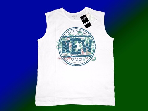 XL 56//58 weiß NEU Herrenshirt T.-Shirt Tank Top Sportshirt Baumwolle Gr