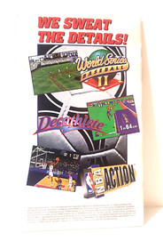 Sega Worldwide Soccer 97 Sega Saturn Authentic OEM Instruction Manual Only w REG