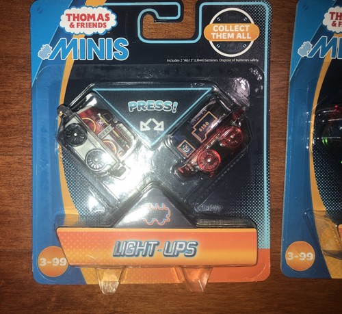 Thomas /& Friends Minis Light Ups Set Lot of 6 New Free Shipping