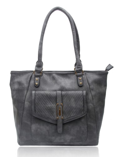 Women/'s Large Multi-Compartment Faux Leather Handbag Shoulder Tote Shopper Bag