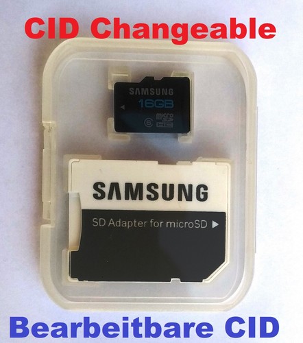 Micro SD Samsung 16GB CID modificabile Korea Navigatore Satellitare