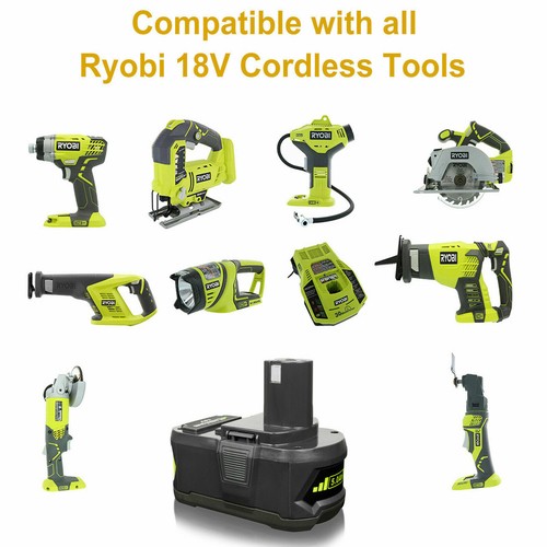 Para ryobi rb18l50 batería 18v 5,0ah Lithium one plus replace rb18l40 p108 p107 p104