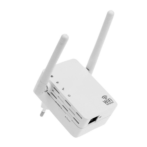 300Mbps Wall Plug WiFi Wireless Receiver Router Repeater with External Antenna