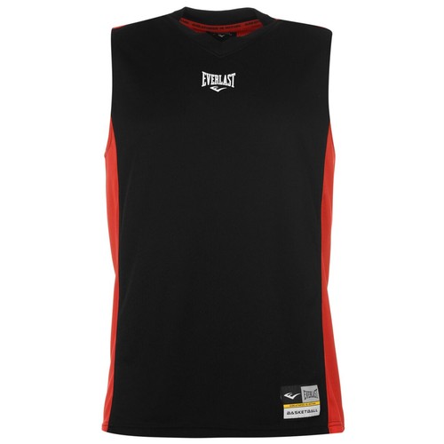 Everlast Herren ärmelloses T-shirt Basketball Tshirt T Shirt Jersey Vest Top 972