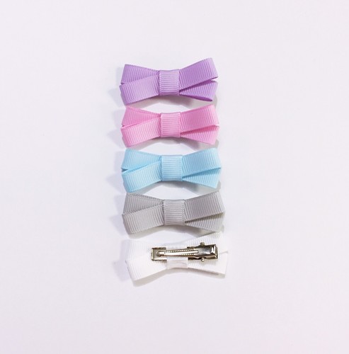 Set Of 5 Baby Bow Toddler// Girl Hair Clip HC29