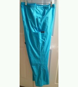 NWT-Cherokee-Brand-Scrub-Pants-Turquoise-Blue-2XL