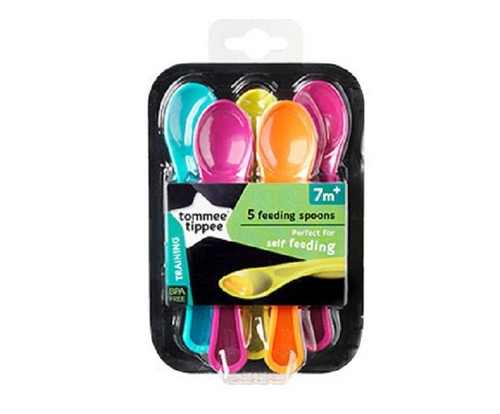 7m Tommee Tippee 446604 Explora Cuillères pour bébé x5