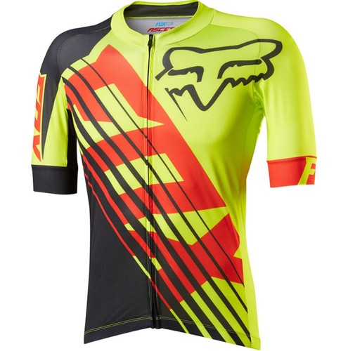 S M L XL Yellow Blue Fox Ascent Le Savant XC Cycling Jersey 2015