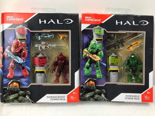 Mega Construx Halo Damage Boost Power pack-Overshield Power pack** LOT OF 2**