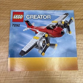 Lego Creator 7292 Propeller Adventures Instruction Manual Booklet Only 2012