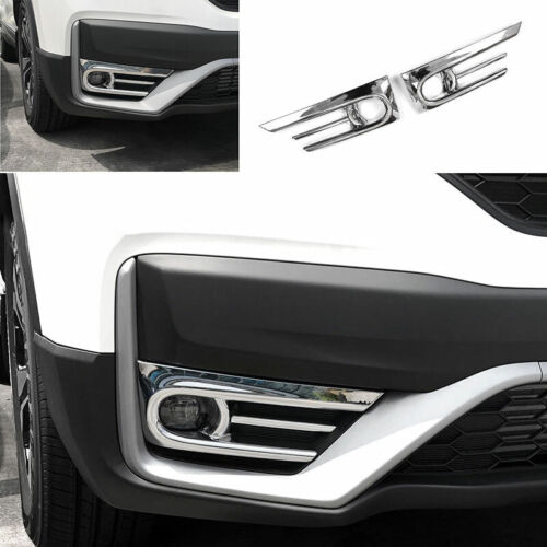 Car ABS Chrome Rear Fog Lamp Light Frame Cover Trim For Honda CR-V CRV 2020-2021 