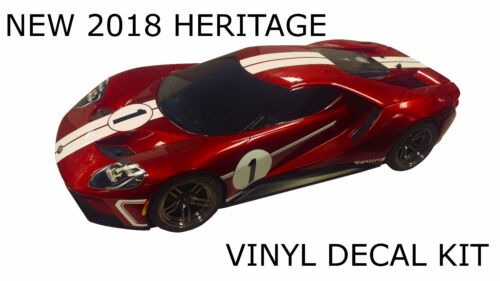 2018 Heritage Decal Stripe Kit for Traxxas Ford GT Body 1//10