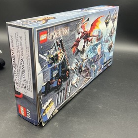 Lego 7017 Viking Catapult vs the Nidhogg Dragon Vikings Complete w/Instructs,Box