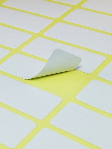 240 Pcs 19x50 mm White Sticky Labels Price Stickers Tags Blank Self Adhesive 8 P