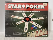 Vintage Star Poker The Fast Moving Tile Poker Game 1994 - Pressman Never opened