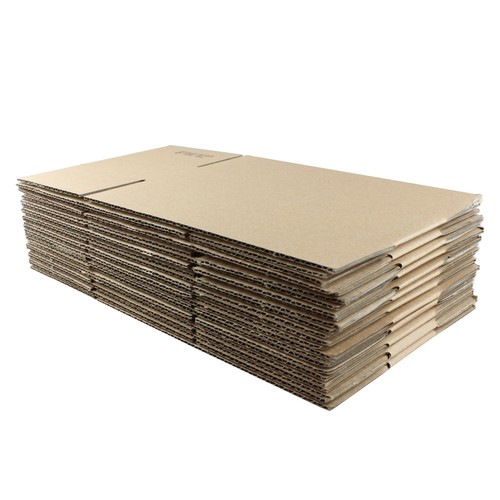 25 8x4x2 /"EcoSwift/" Brand Cardboard Box Packing Mailing Shipping Corrugated