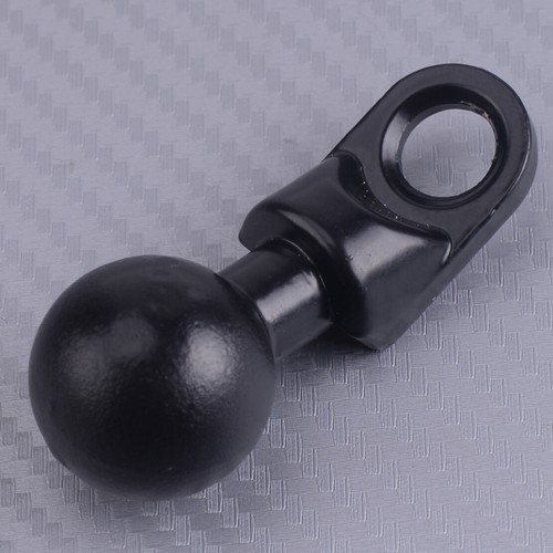 Mini Motorcycle Phone GPS Holder Mount Base with 10mm Hole And 1/" Ball Black