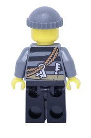 LEGO Minifigure CTY0364: Police - City Burglar, Knit Cap from 60006: Police ATV