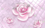 VLIES FOTOTAPETEN WANDTAPETEN WANDBILDER 3D-GEPRÄGTE ROSA ROSE SCHMUCK KN-2057