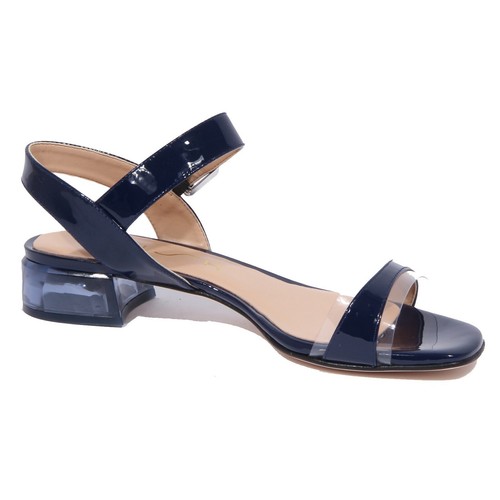 Details about / 2050J sandalo donna blue UNISA DONOVA patent//plexi shoe sandal woman