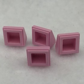 LEGO 54200 Pink Slope 30 1 x 1 x 2/3 (x4)