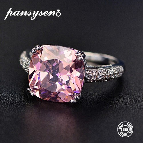 100/% 925 Silver 12MM Citrine//Emerald//Amethyst//Spinel Gemstone Jewelry Rings