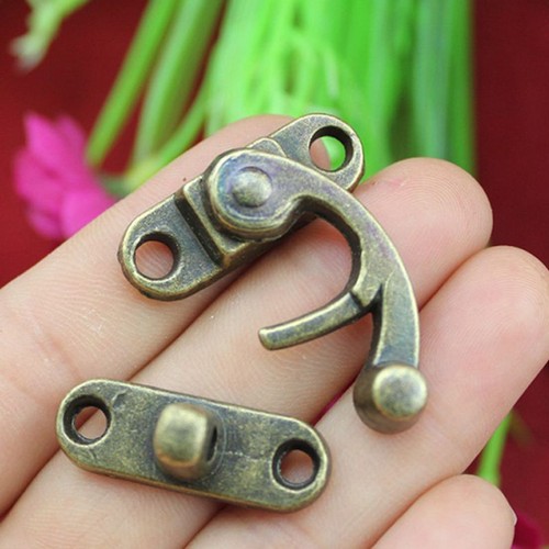moraillon de boite a bijoux loquet 33mmx29mm anti KV crochet de verrouillage