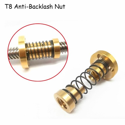 Spring Loaded Screws Elimination Gap T8 Anti Backlash Nut 3D Printer Parts