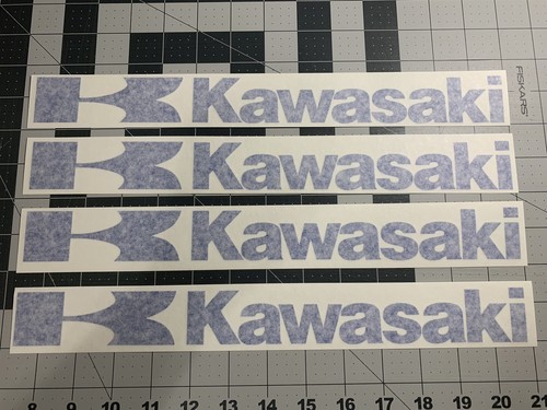 4 PACK KAWASAKI DECALS STICKER QUAD ATV MOTORCROSS BIKE JET SKI any COLOR