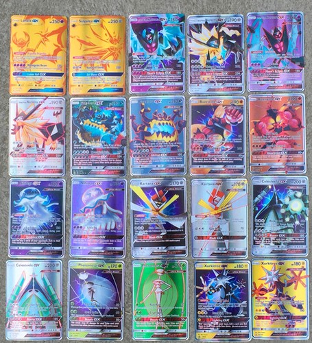 Hot 120pcs 40 TAG TEAM+80GX Ultra Beast TCG Pokemon Cards kids Gifts NEW