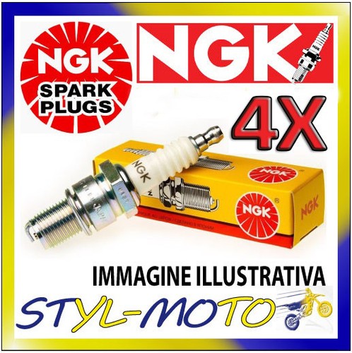 KIT 4 CANDELE NGK SPARK PLUG CR9E SUZUKI GSX R 1000 1000 2007