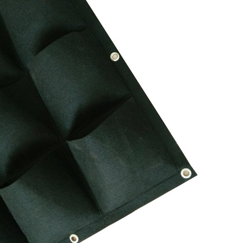 36 Pocket Vertical Greening Hanging Wall Garden Plant Bags Wall Planter 5Pack
