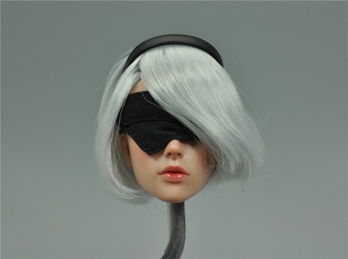 Headsculpt for SUPER DUCK SET015 Cosplay 2B Female 1//6th Scale Action Figure New