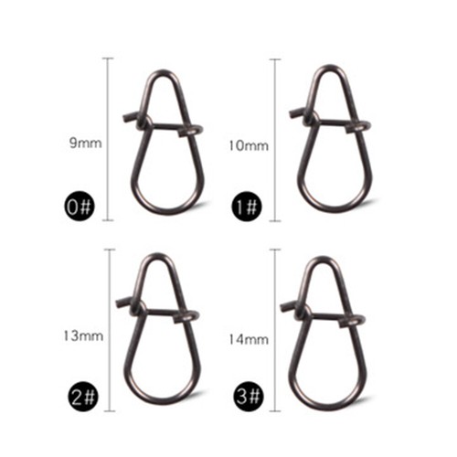 Fast lock Durable Connector Fishing Hanging Snap Oval Split Rings Barrel Swivel