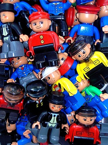 LEGO DUPLO ~ ferrovia personaggi ~ ~ lavoratori ~ Schaffner ~ macchinista ~ Modelli scegliere!
