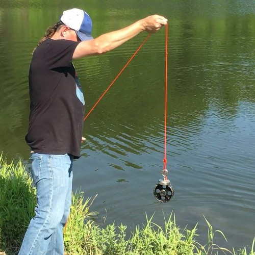 100LBS Fishing Magnet Neodymium Super Strong Retrieving Treasure Hunt 10M Rope