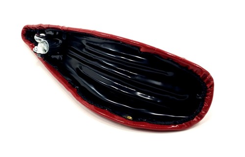 Sparkle Red Polo//Banana Bicycle Saddle