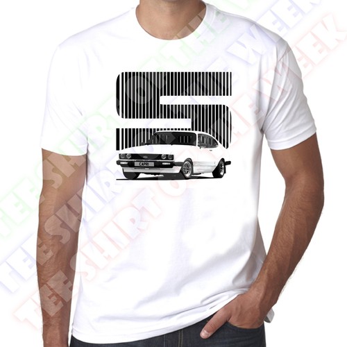 Personalised Plate Option Ford Capri 2.0 3.0 1.6 S Mens White T-shirt
