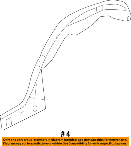 GM OEM Quarter Panel-Rear Fender Wheelhouse Wheel Well Liner Left 88980819